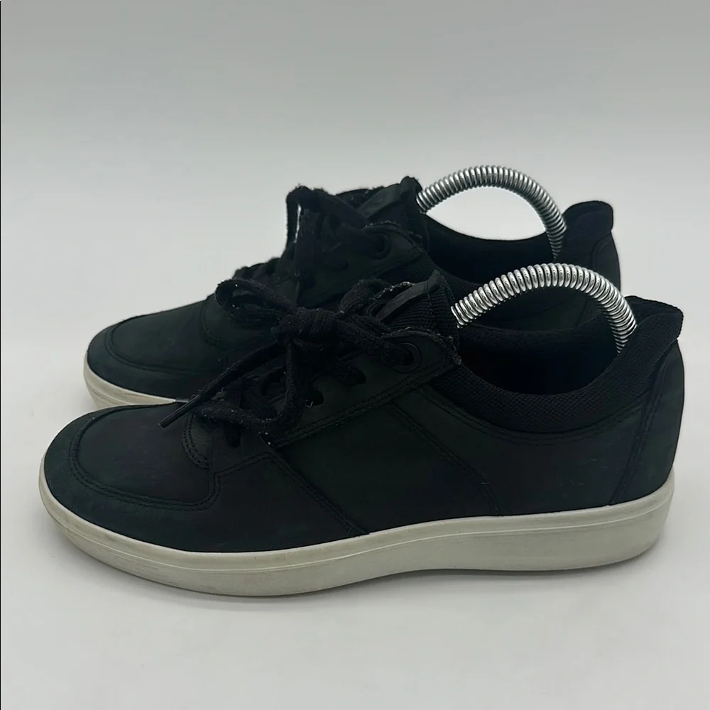 Ecco Nubuck Men's Black Casual Sneakers Size 5.5